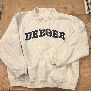 Women's Crewneck Sweater - Light Gray